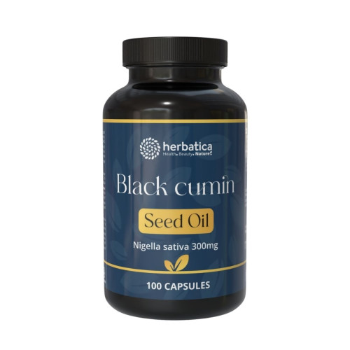 Olej zo semien čiernej rasce (Nigella sativa) v kapsulách /300 mg - 100 kapsúl
