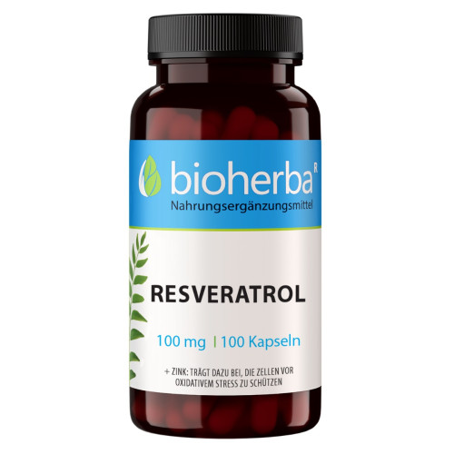 Resveratrol 100 mg - 100 kapsúl - Bioherba Resveratrol 100 mg - 100 kapsúl - Bioherba