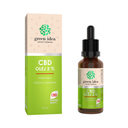CBD olej 3 % 10 ml – Green idea
