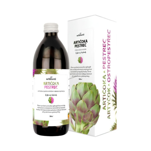 Artičoka-Pestrec šťava - 500 ml - Nefdesanté