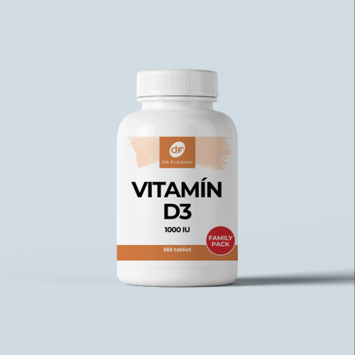 Vitamín D3 1000IU - 365 tabliet - Dr. Fleming