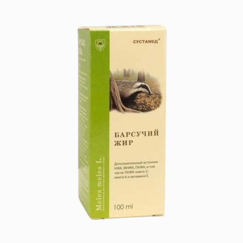 Jazvečia masť (jazvečí tuk čistý) - 100 ml - Sustamed