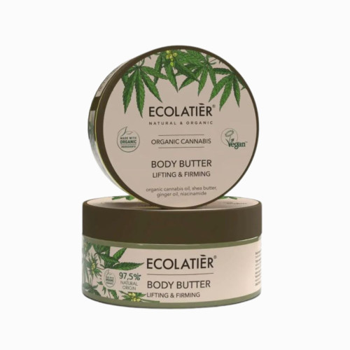 Telové maslo spevňujúce Organic Cannabis - 200 ml - Ecolatier