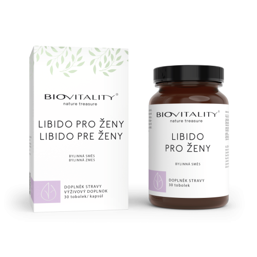 Libido pre ženy – bylinný komplex – 30 kapsúl – Green idea