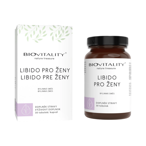 Libido pre ženy – bylinný komplex – 30 kapsúl – Green idea
