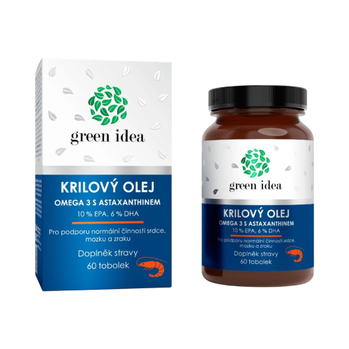 Krill olej - 60 kapsúl - Green idea