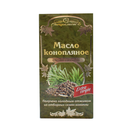 100% konopný olej, za studena lisovaný, panenský - Specialist - 100 ml