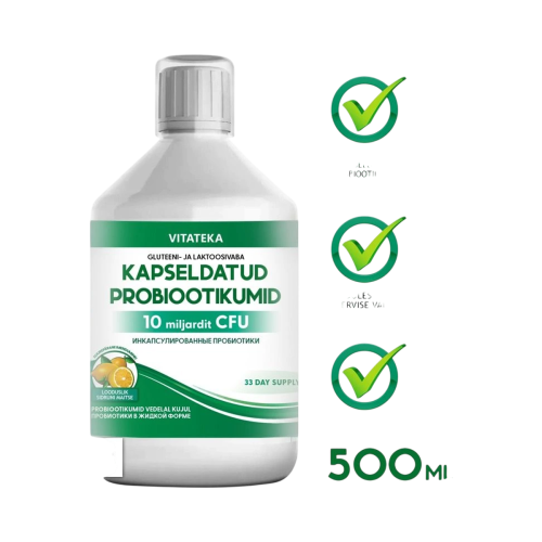 Probiotiká s prírodnou citrónovou príchuťou - 500 ml - Vitateka