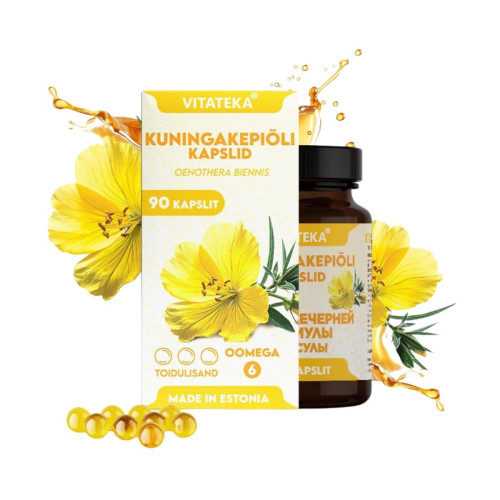 Pupalkový olej 500 mg - 90 kapsúl - Vitateka