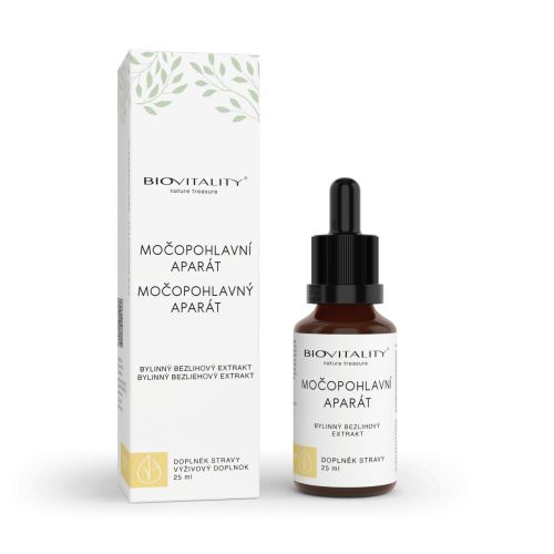 Močovopohlavný aparát – bezalkoholová tinktúra – kvapky 25 ml – Green idea