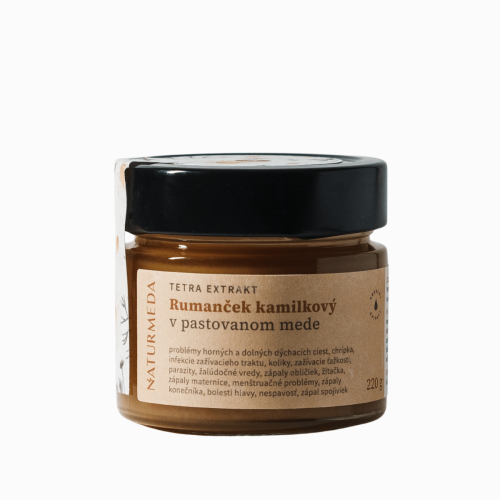 Terapeutický med s rumančekom kamilkovým - 220g - Naturmeda