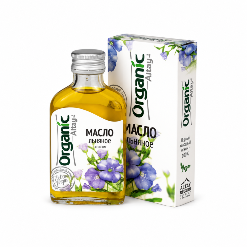 Ľanový olej – 100 ml – Organic Altay (Specialist)