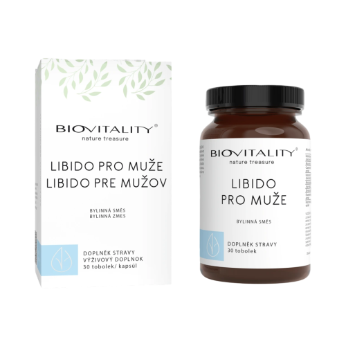 Libido pre mužov – bylinný komplex – 30 kapsúl – Green idea
