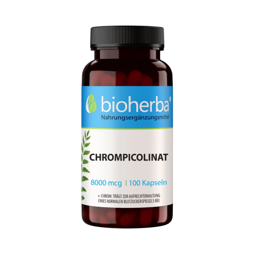 Chrompikolinát 8000 mcg – 100 kapsúl – Bioherba