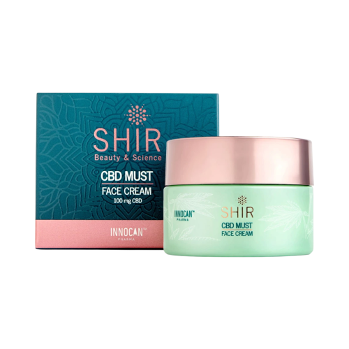 CBD hydratačný pleťový krém proti vráskam 50 ml - SHIR Beauty & Science