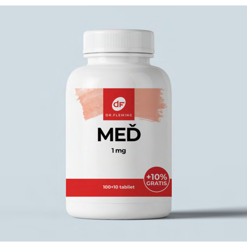 Meď 1 mg - 110 tabliet - Dr. Fleming