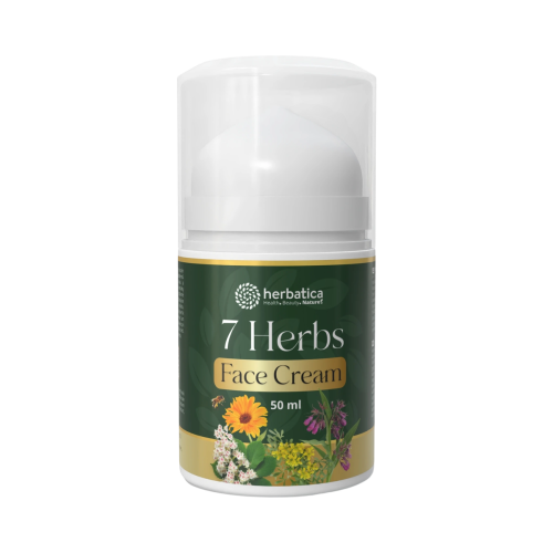 7 Herbs Face Cream – anti-age bylinný krém s kozím kolostrom a 7 bylinami – 50 ml