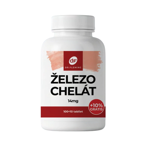 Železo Chelát 14mg - 110 tabliet - Dr. Fleming