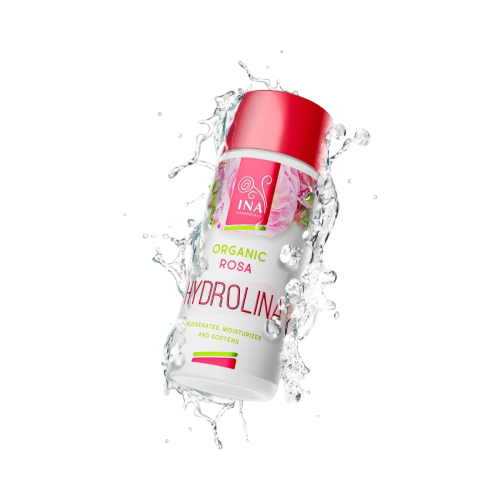 HYDROLINA - organická ružová voda pre suchú pokožku - 150 ml - INA Essentials