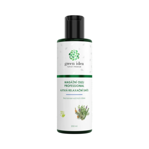 Alpská relaxačná zmes masážny olej 200 ml - Green idea