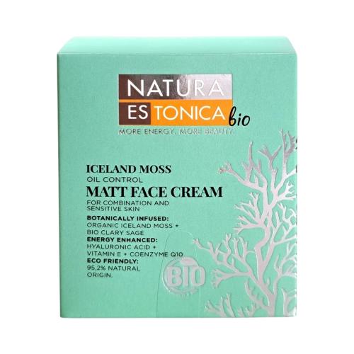 Matujúci pleťový krém s islandským machom - 50 ml - Natura Estonica