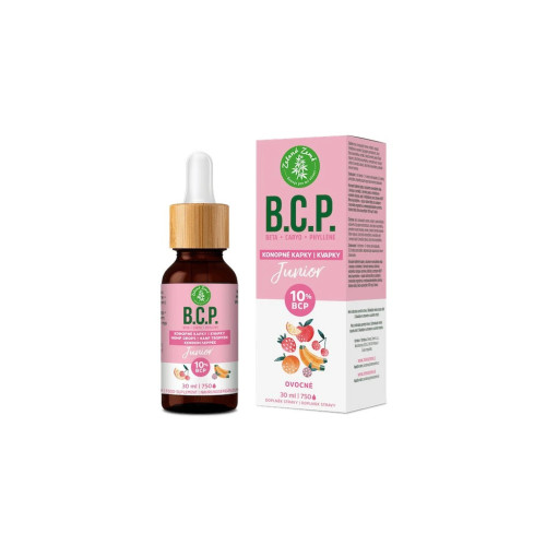 Konopné kvapky s BCP Junior - 30 ml - Zelená Země