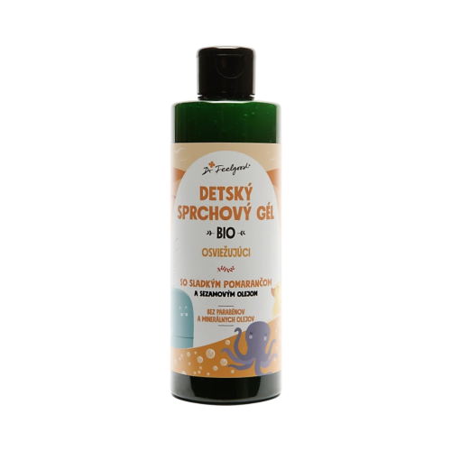 BIO Detský Sprchový gél POMARANČ - 200 ml - Dr. Feelgood