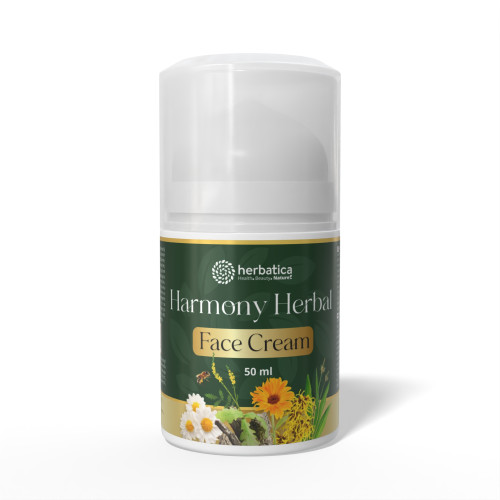 Harmony Herbal Face Cream – upokojujúci a regeneračný krém pre citlivú a problematickú pleť - 50 ml 
