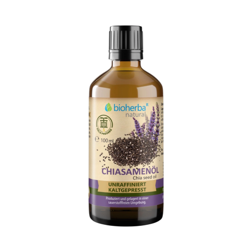 Chia olej lisovaný za studena - 100 ml - Bioherba