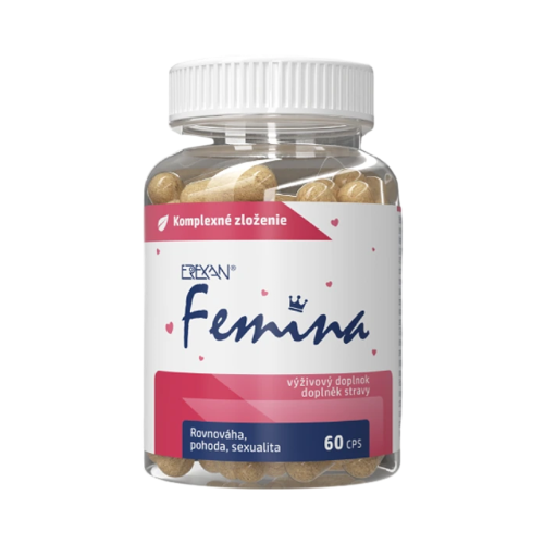 EREXAN Femina podpora hormonálnej rovnováhy, pohody a sexuality žien - 60 kapsúl