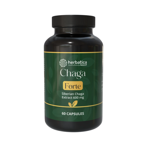 Čaga sibírska FORTE - 60 vegánskych kapsúl (600mg/ kapsula)