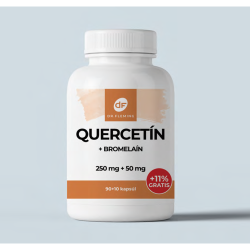 Quercetín + Bromelaín - 100 kapsúl - Dr. Fleming
