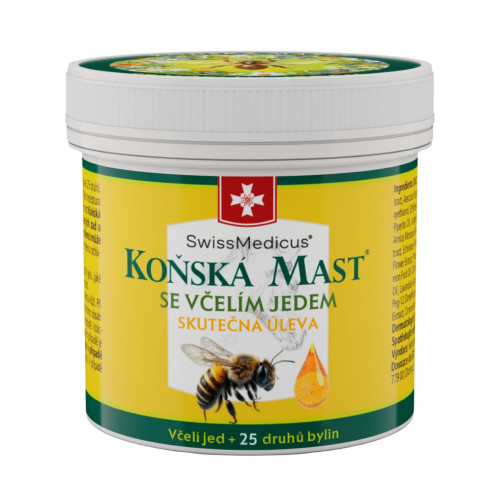 Konská masť so včelím jedom 150 ml - Swiss Medicus