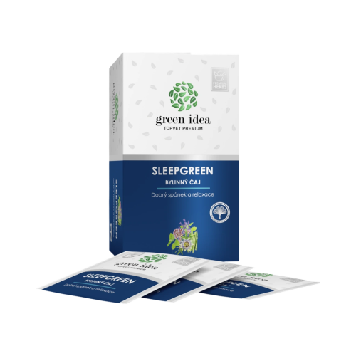 Herbex Sleepgreen - bylinný čaj 20 vrecúšok - Green idea