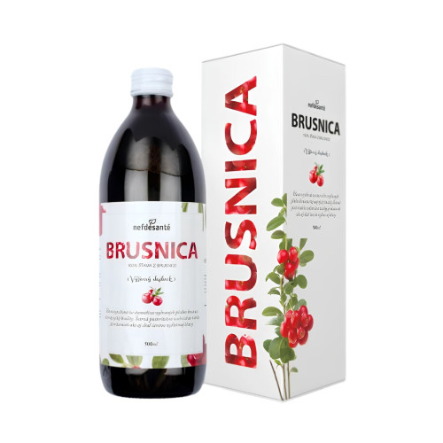 Brusnica šťava - 500 ml - Nefdesanté