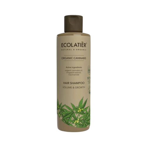 Vlasový šampón na objem a rast vlasov Organic Cannabis - 250 ml - Ecolatier