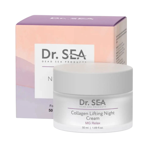 Kolagénový nočný krém s liftingovým efektom a vitamínom E - 50 ml - Dr. Sea