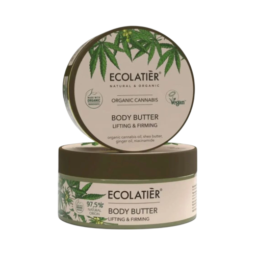 Telové maslo spevňujúce Organic Cannabis - 200 ml - Ecolatier