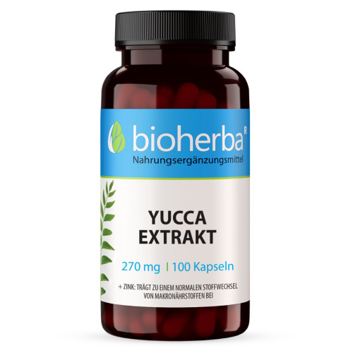 Extrakt z juky 270 mg (Yucca) – 100 kapsúl – Bioherba
