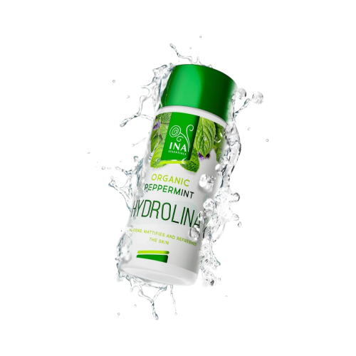 HYDROLINA - organická voda z mäty pre vypnutie pleti a matný efekt - 150 ml - INA Essentials