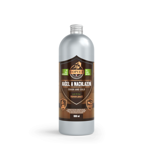 Sirup proti kašlu a nachladeniu pre kone 1000 ml – Green idea