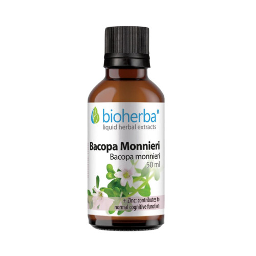 Bacopa monnieri - tinktúra kvapky - 50 ml - Bioherba Bacopa monnieri - tinktúra kvapky - 50 ml - Bioherba