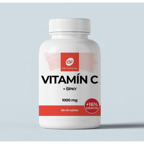 Vitamín C 1000 + Šípky - 70 tabliet - Dr. Fleming