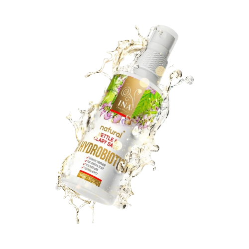 HYDROBIOTIC - žihľava & šalvia - intenzívna starostlivosť pre vypadávanie vlasov, lupiny a citlivú pokožku hlavy - 150 ml - INA Essentials