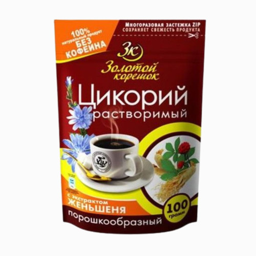 Čakanková káva so ženšeňom - 100 g - Zolotoi