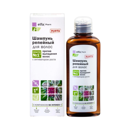 Lopúchový šampón na vlasy proti vypadávaniu - 200 ml - Elfa Pharm