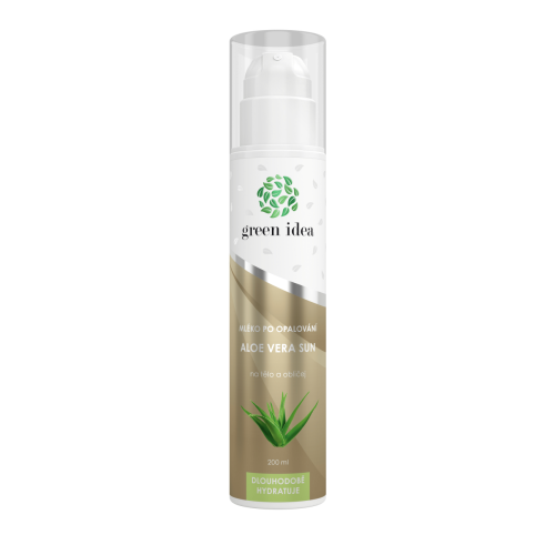 Aloe vera sun – mlieko po opaľovaní 200 ml – Green idea