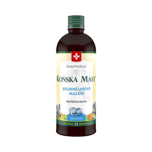 Konská masť - chladivý bylinný balzam - 400 ml - SwissMedicus