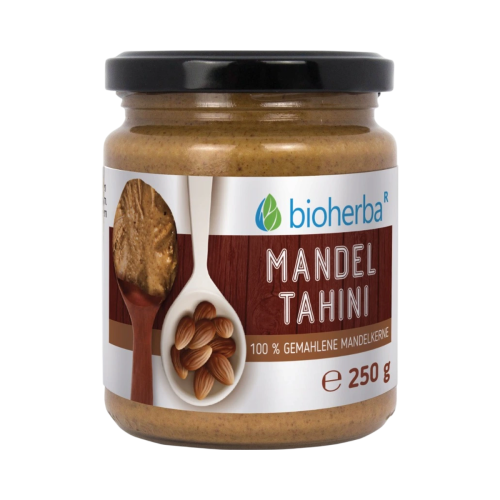 100 % mandľové tahini z mletých mandľových jadier – 250 g – Bioherba