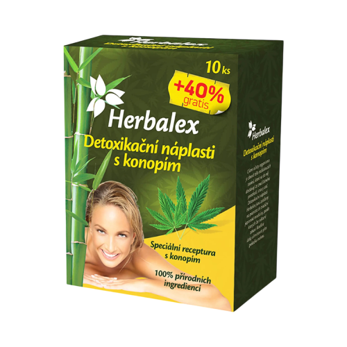 Detoxikačné náplasti s konope - 60 ks - Herbalex